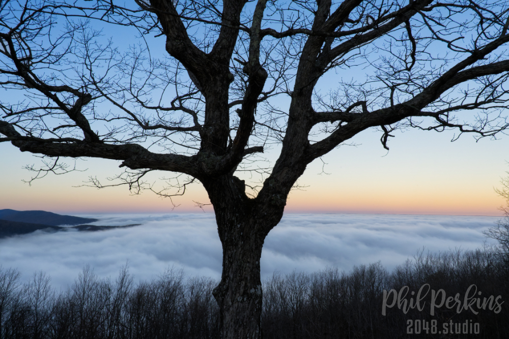 Dawn Over Misty Mountains