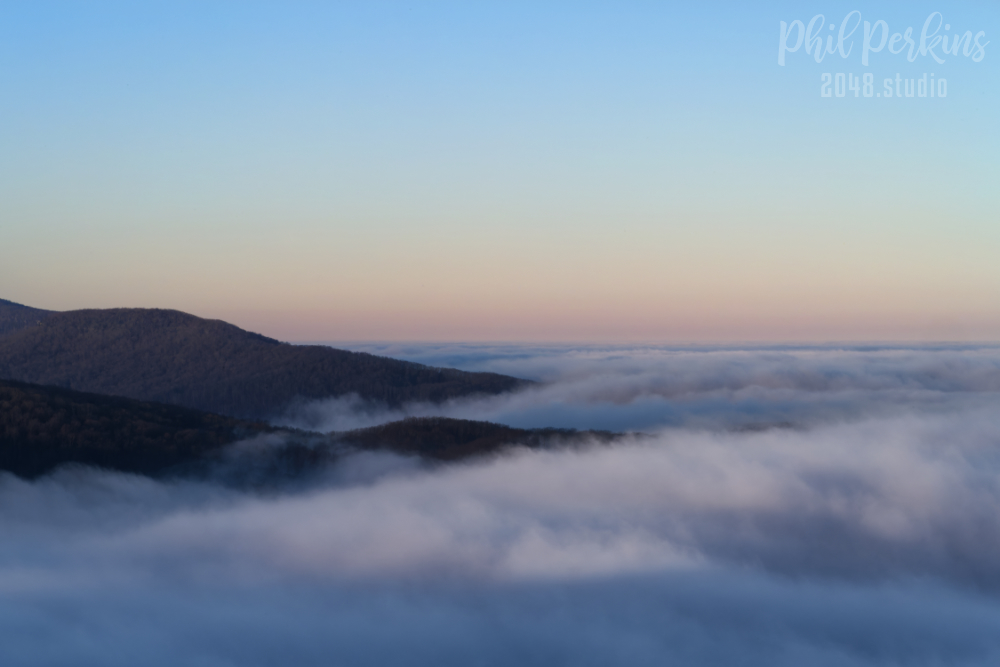 Misty Mountain Sunrise