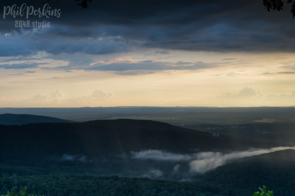 Serene Mountain Sunset