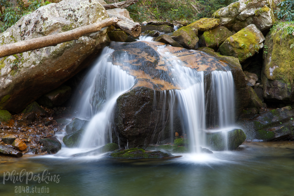 Tranquil Forest Waterfall