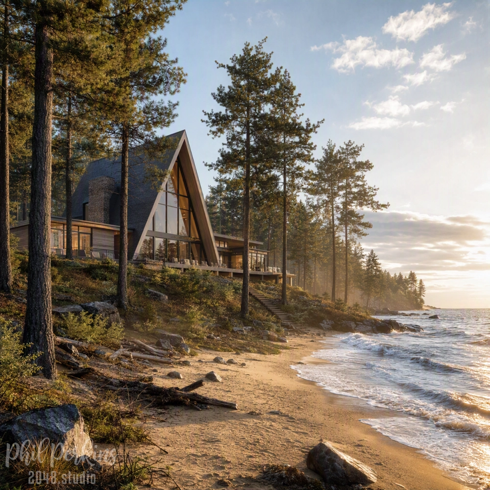 Lakeside A-frame